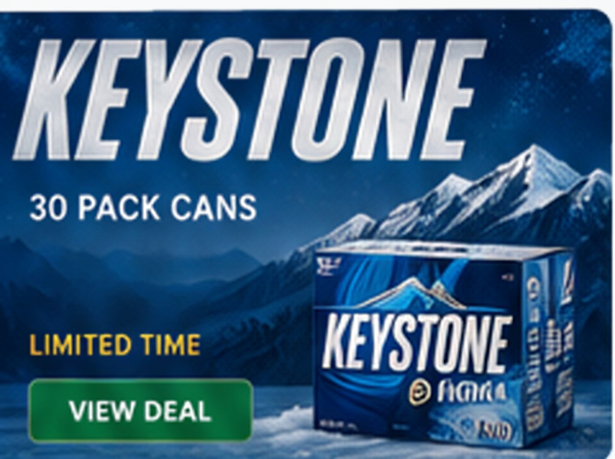 Keystone Light 30 pack cans